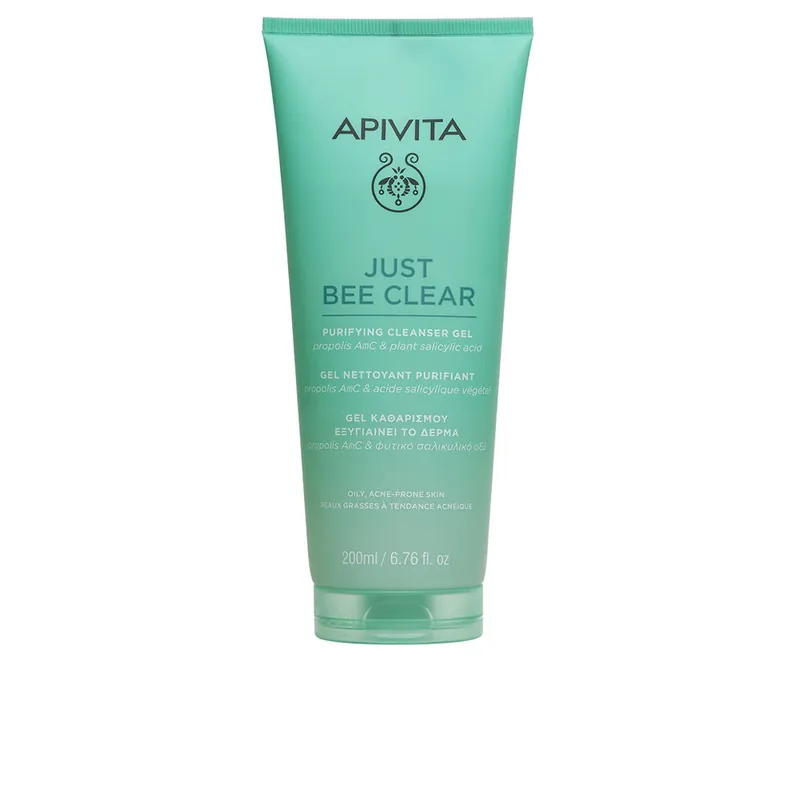 Apivita JUST BEE CLEAR Purifying Cleansing Gel für fettige, zu Akne neigende Haut Billig