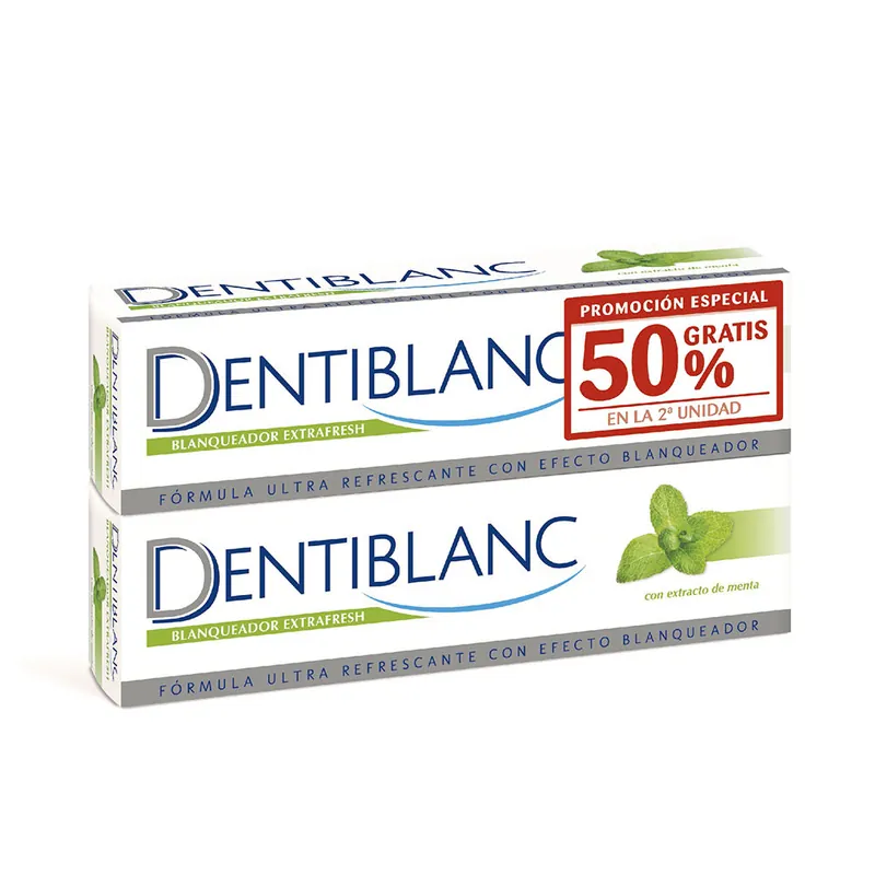 Begrenztes Angebot Dentiblanc DENTIBLANC EXTRAFRESH WHITENING mit Minzextrakt-Packung