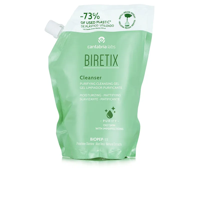 Cantabria Labs BIRETIX CLEANSER reinigendes Reinigungsgel zum Aufladen Markenware