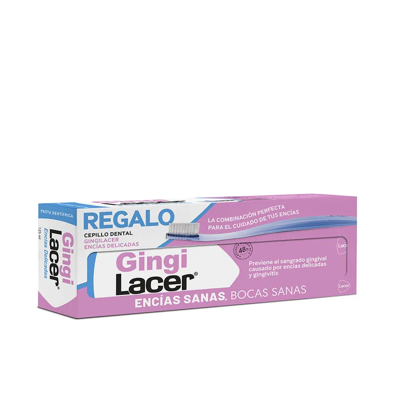 Lacer GINGILACER ZAHNPASTA + ZAHNBÜRSTENPACKUNG Neu