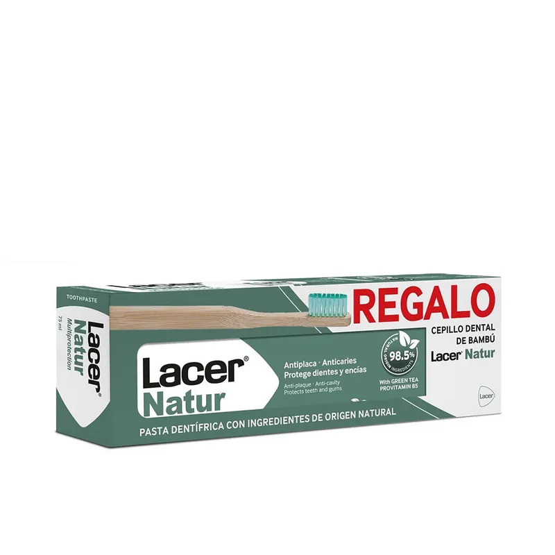 Markenprodukt Lacer LACER NATUR ZAHNPASTA + ZAHNBÜRSTENPACKUNG