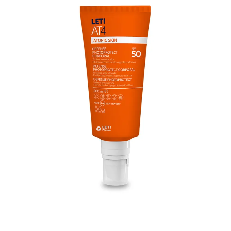 Leti Pharma LETIAT4 ATOPIC SKIN Schutz vor Lichtschäden am Körper LSF 50 Sonderaktion