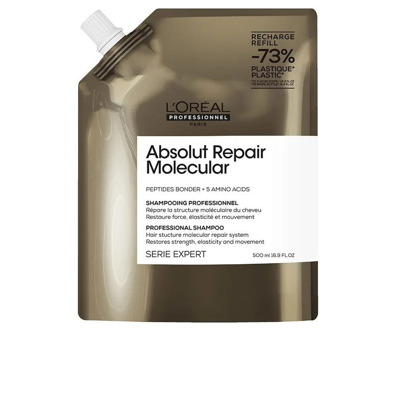 L‘Oréal Professionnel Paris ABSOLUT REPAIR MOLECULAR professionelles sulfatfreies Shampoo zur Auffrischung geschädigten Haares Jetzt Kaufen