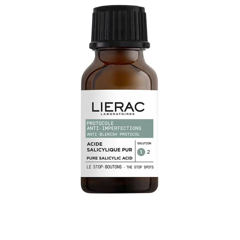 Lierac ANTI IMPERFECTION PROTOCOL stoppt Pickel mit reiner Salicylsäure Begrenztes Angebot