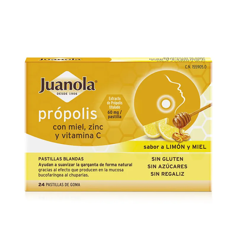 Juanola PROPOLIS Zitronen-Honig-Gummis Neue Kollektion
