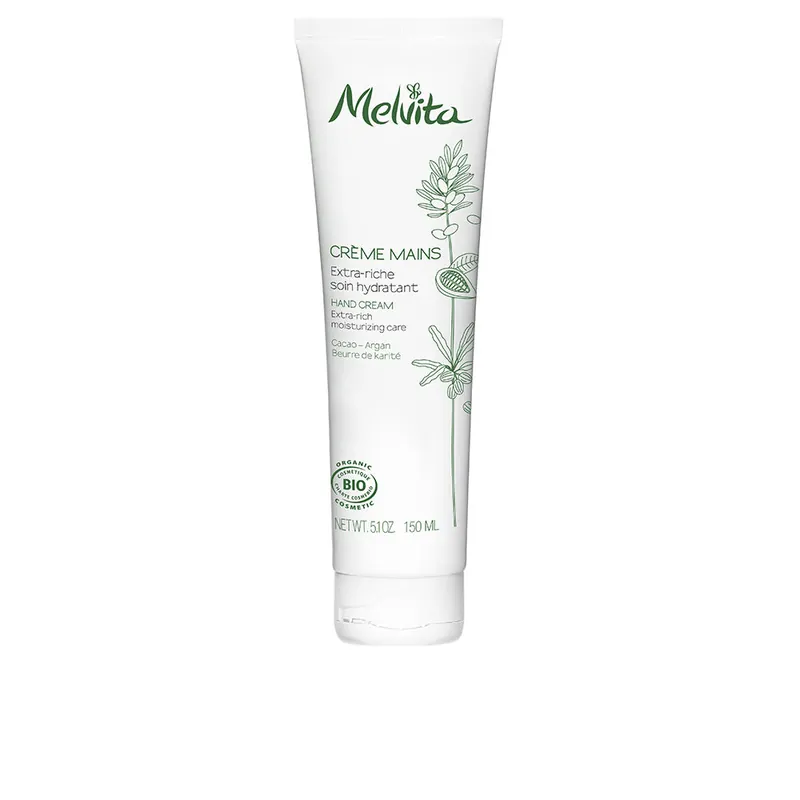 Melvita CRÈME MAINS Extra reichhaltiges, feuchtigkeitsspendendes Crememittel von Neuheit