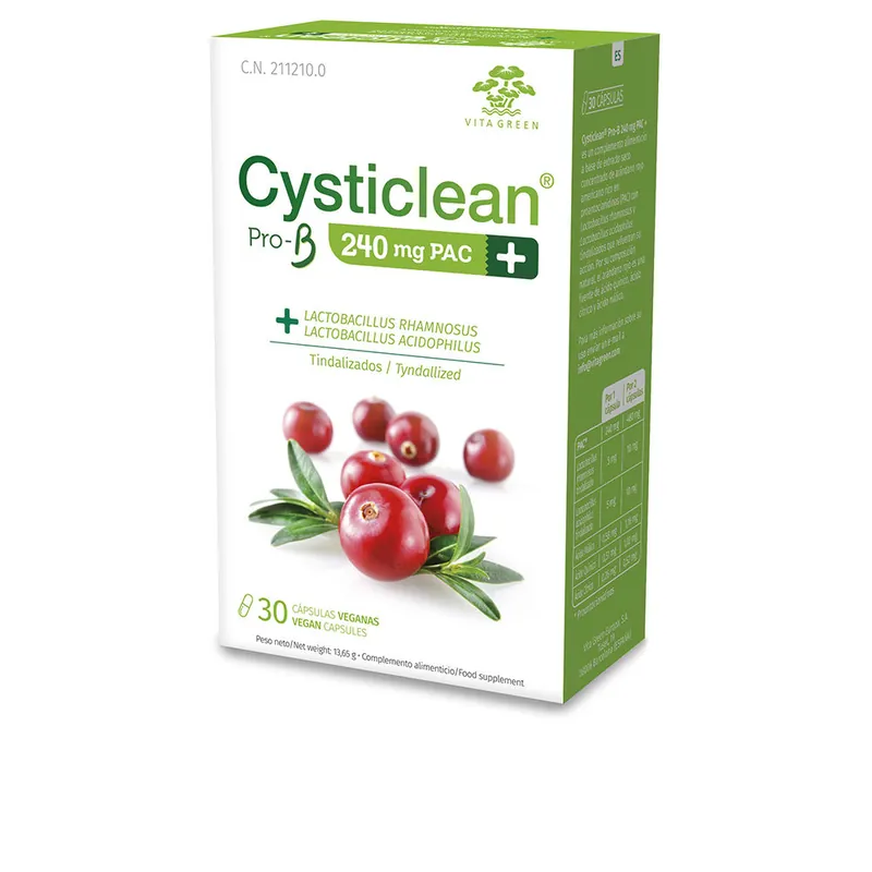 Super-Preis Cysticlean CYSTCLEAN ProB 240 mg PAC und Probiotika mit Cranberry-Kapseln