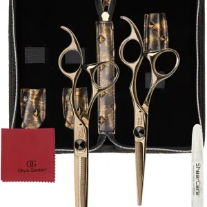 Olivia Garden SilkCut Schwarz-Gold 2er Set Olivia Garden SilkCut Schwarz-Gold 2er Set online kaufen bellaffair.at Schnäppchen