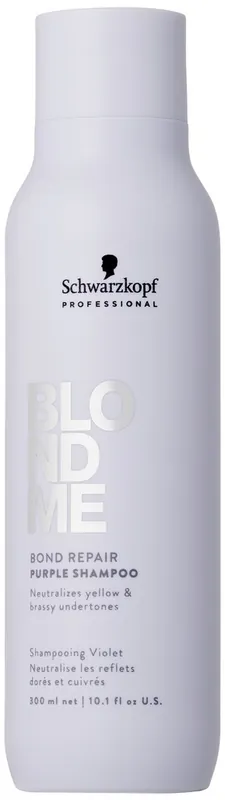 Schwarzkopf BLONDME Bond Repair Purple Shampoo Menge 300 ml Letzte Chance