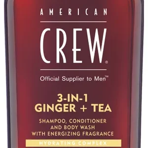 Sofort Bestellen American Crew 3 in 1 Ginger & Tea Shampoo, Conditioner & Body Wash Menge 250 ml