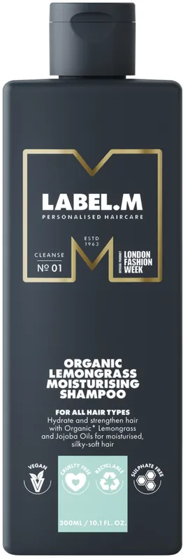 Aktuell LABEL.M Organic Lemongrass Moisturising Shampoo Menge 300 ml