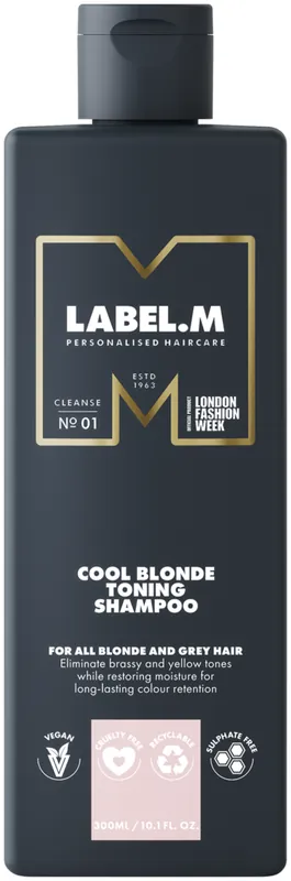 LABEL.M Cool Blonde Toning Shampoo Menge 300 ml Ausverkauf