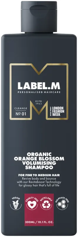 LABEL.M Organic Orange Blossom Volumising Shampoo Menge 300 ml Nur Heute