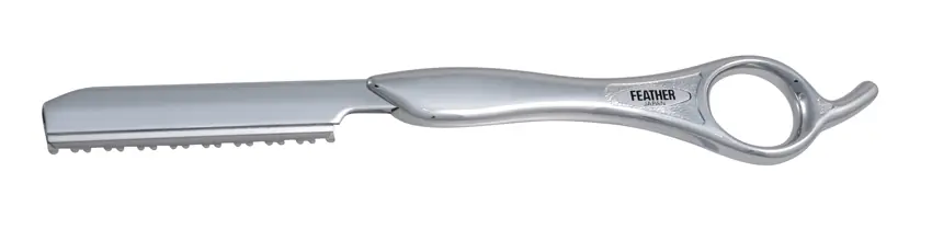 Rasiermesser Feather Farbe silber Mega-Angebot