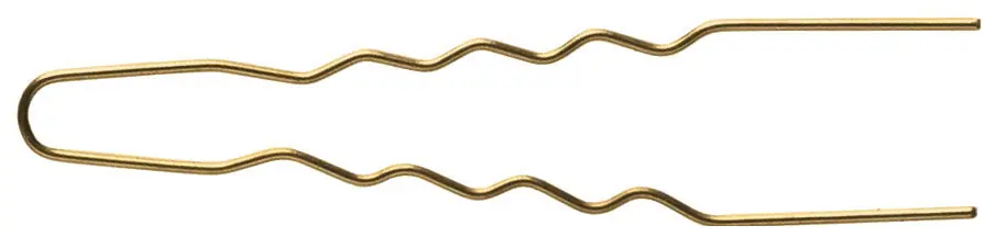 Meistverkauft Comair Lockennadeln dünn gold 50er Beutel Länge 45 mm