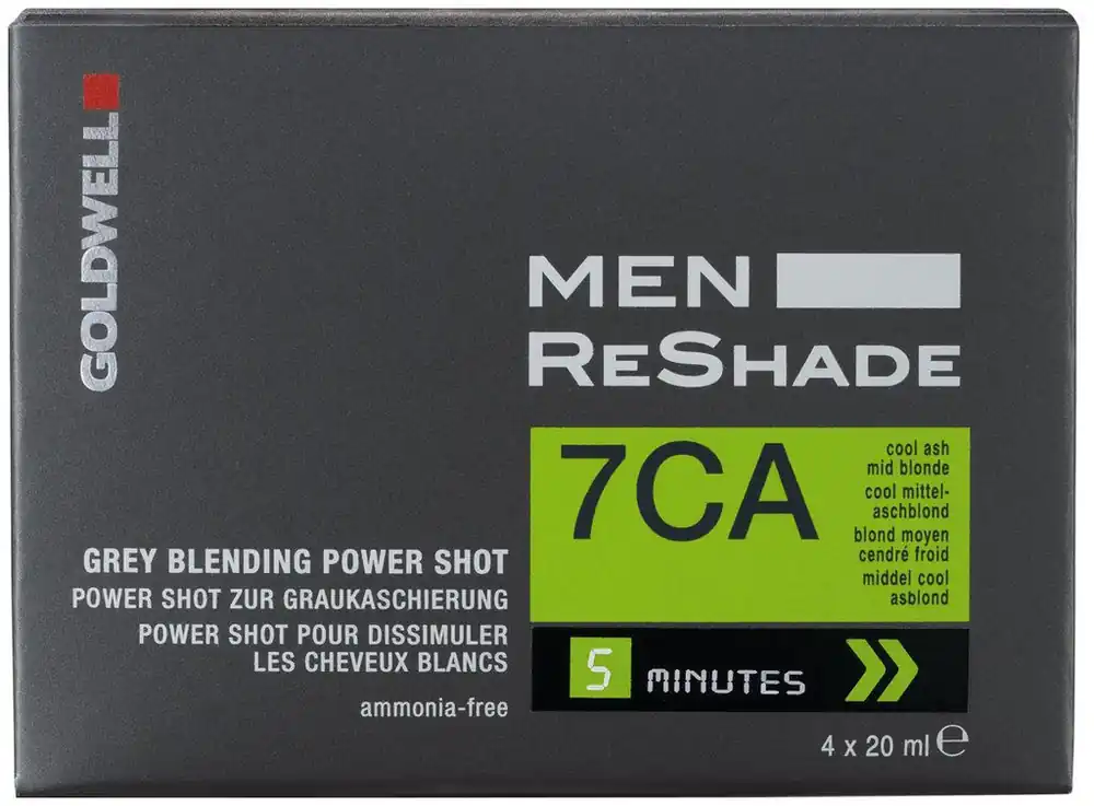 Neuheit Goldwell Men Reshade Shots Farbe 5CA hell aschbraun