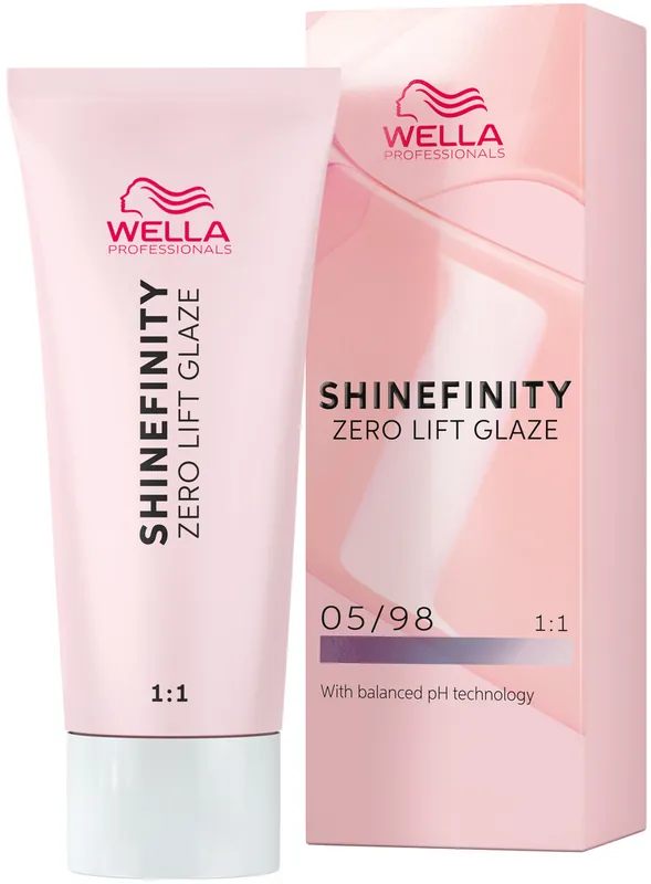 Begrenztes Angebot Wella Shinefinity 60ml Farbe 05/98 Steel Orchid