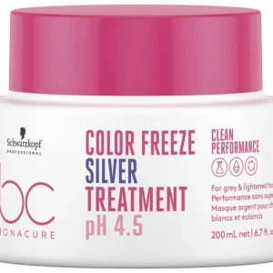 Finale Aktion Schwarzkopf BC Bonacure Color Freeze Silver Treatment Menge 200 ml