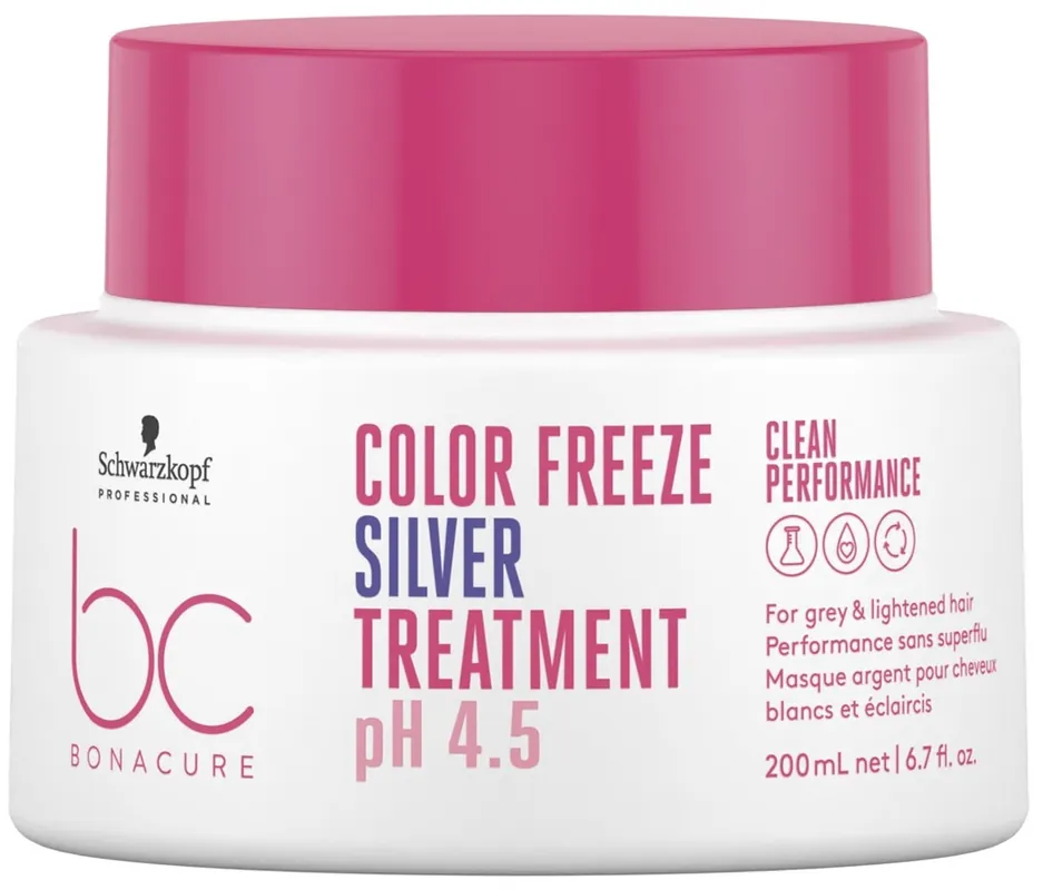 Finale Aktion Schwarzkopf BC Bonacure Color Freeze Silver Treatment Menge 200 ml