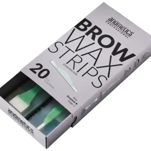 andmetics professional Brow Wax Strips Standard Menge 20 Stk. Must-Have