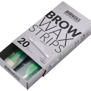 Bestpreis andmetics professional Brow Wax Strips Large Menge 20 Stk.