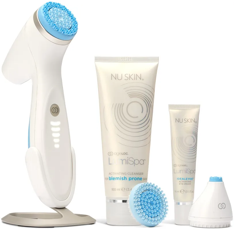 Nu Skin ageLOC LumiSpa iO Beauty Device Skincare Kit Hauttyp Zu Unreinheiten neigende Haut Top-Preis