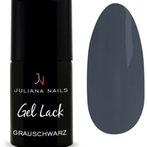 Juliana Nails Gel Lack Schwarz & Grautöne Farbe Grauschwarz Super-Preis