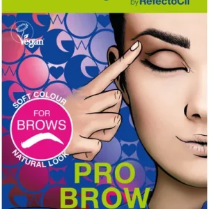 Markenprodukt BeautyLash Power-Brow Färbeset für Augenbrauen Farbe schwarzbraun