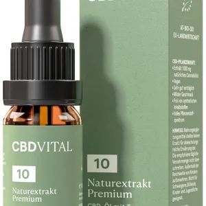 CBD VITAL Naturextrakt PREMIUM Öl 10% Menge 10 ml Heißes Angebot