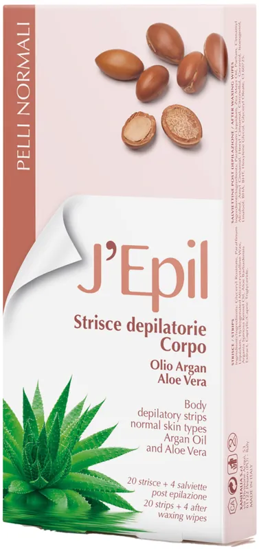 Xanitalia Enthaarungsstreifen für den Körper Variante Arganöl und Aloe Vera Preis Gesenkt
