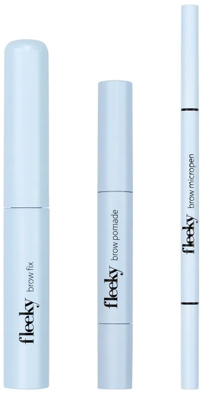 Fleeky Brow Set Farbe hellbraun Super-Preis