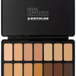 Kryolan Digital Complexion Cream Foundation Palette 14 Farben Kryolan Farben digital 1 Solange Der Vorrat Reicht