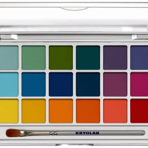Kryolan Eye Shadow Variety 18 Farben Kryolan Farben V 2 Mega-Angebot
