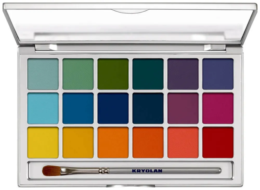 Kryolan Eye Shadow Variety 18 Farben Kryolan Farben V 2 Mega-Angebot