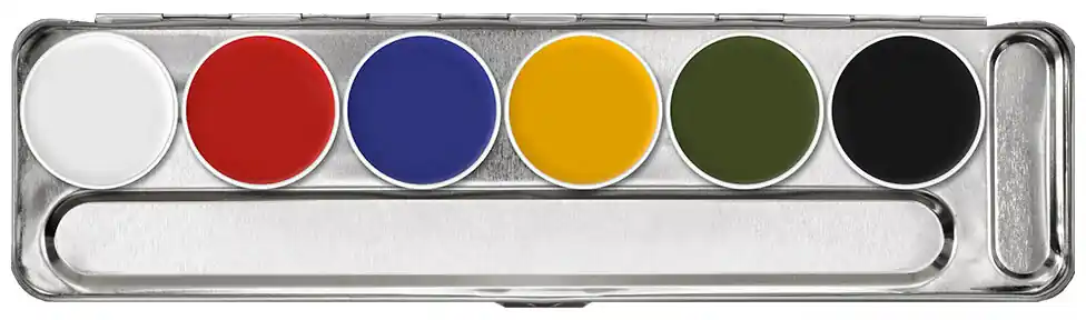 Kryolan Supracolor Palette 6 Farben Kryolan Farben A Aktuell