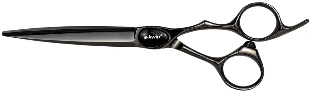 Markenprodukt e-kwip plus Primus Black Titanium Haarschneideschere Länge 6,0 Zoll