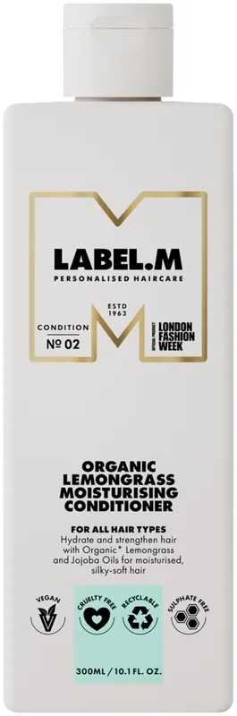 LABEL.M Organic Lemongrass Moisturising Conditioner Menge 300 ml Echt