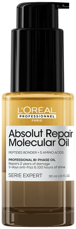 Begrenztes Angebot L‘Oréal Professionnel Absolut Repair Molecular Bi-Phase Oil Menge 30 ml