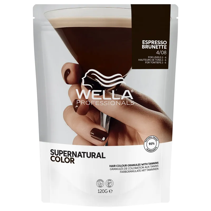 Preisknaller Wella Supernatural Farben 4/08 Espresso Brunette