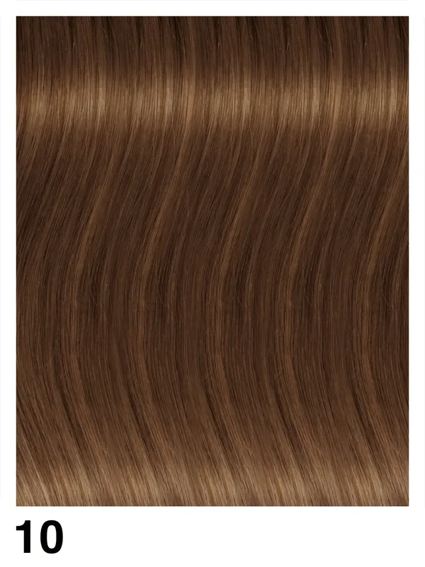 SHE Weft Extensions Natural 45/45cm Farbe 10 Zertifiziert