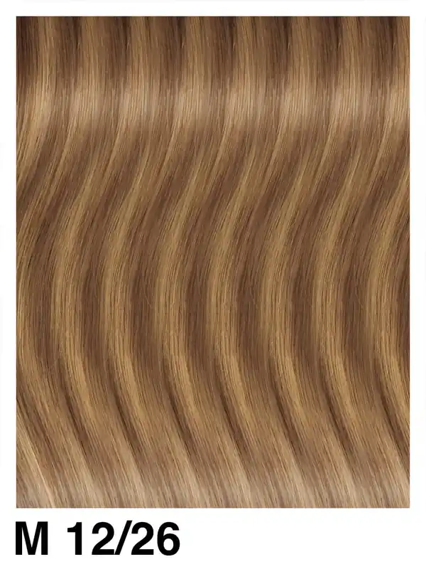 SHE Weft Highlighted Extensions 50/55 cm Farben M12/26 Echt