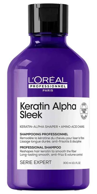 L‘Oréal Professionnel Keratin Alpha Sleek Shampoo Menge 300 ml Top-Preis