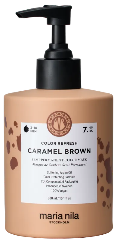 Maria Nila Colour Refresh Caramel Brown 7.35 Menge 300 ml Beliebt