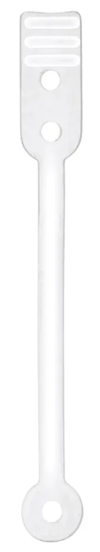 Ausverkauf Xanitalia Flaches Silikonhaargummi 50 Stück Länge 90 mm