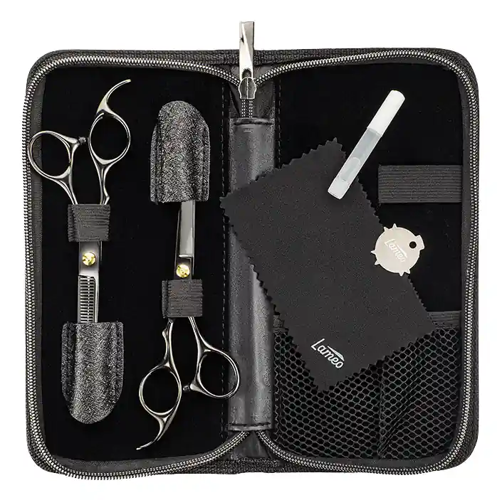 Xanitalia Lameo Stage Pro Scheren Set Offset schwarz 5.5” Xanitalia Lameo Stage Pro Scheren Set Offset schwarz 5.5” 18428 Bestseller