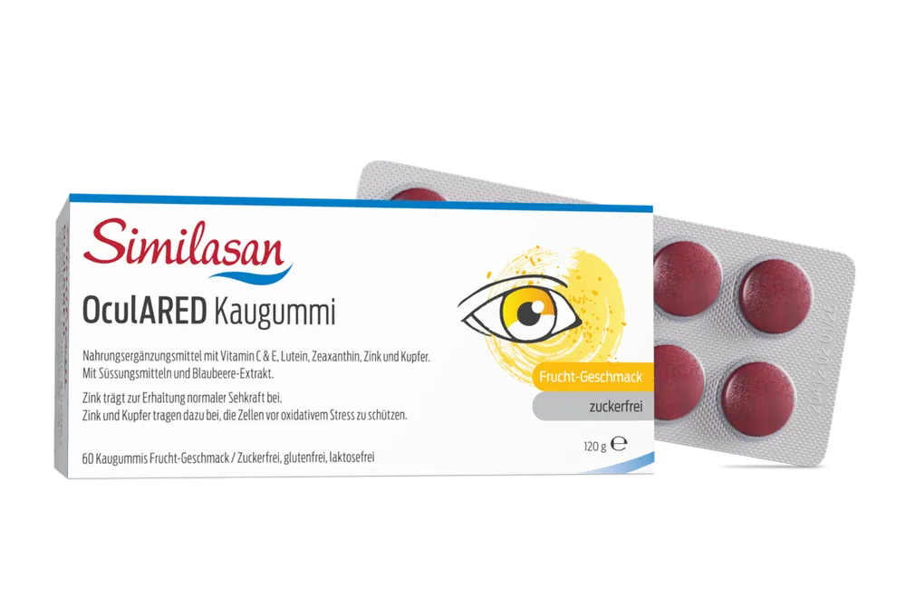 Nur Für Kurze Zeit Similasan OculARED Kaugummi (60 Stk.)