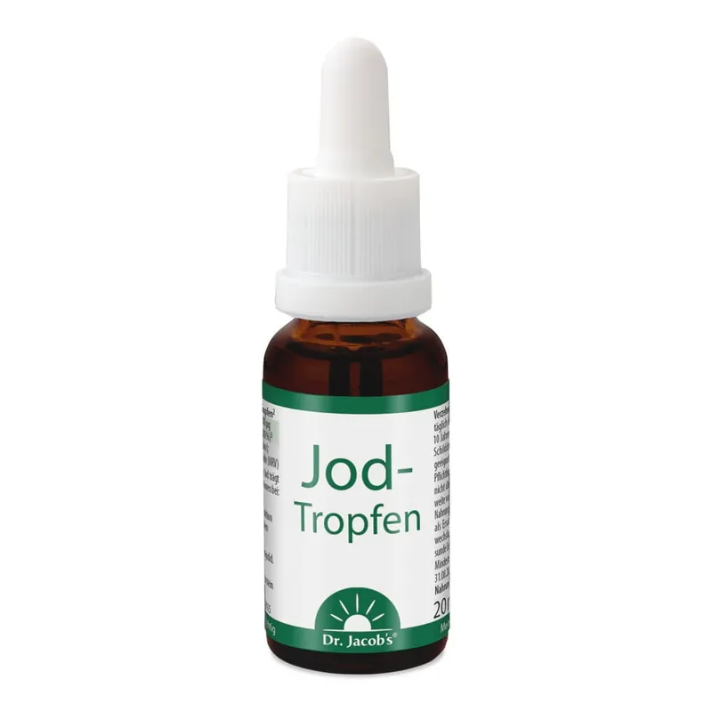 Direkt Vom Hersteller DR. JACOB‘S Jod Tropfen 150 mcg Kaliumjod Vegan (20 ml)