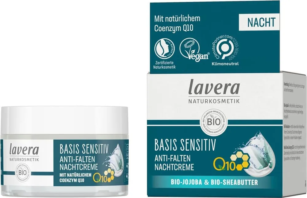 Lavera Basis sensitiv Anti-Falten Nachtcreme Q10 (50 ml) Aktuell