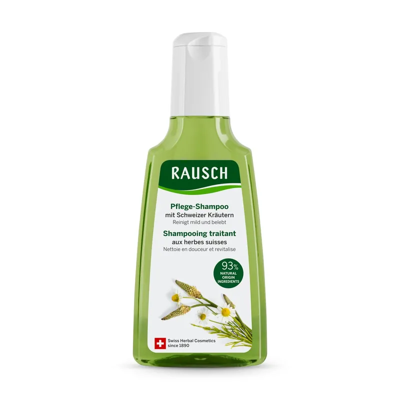 Billig Rausch Pflege-Shampoo mit Schweizer Kräutern (200 ml)