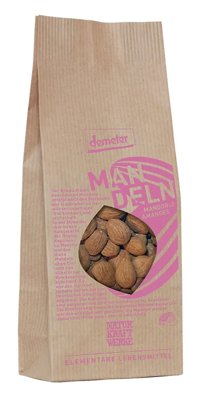Wochenendangebot Naturkraftwerke Mandeln ganz Demeter (190 Gramm)